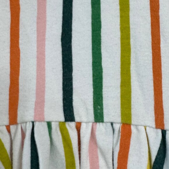 ALICE + AMES Multicolor Striped Ballet Dress Girls 4T Long Sleeve Twirl Holidays - Picture 4 of 5